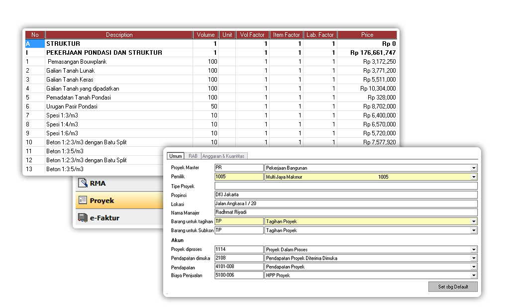 software accurate proyek kontraktor software accurate proyek kontraktor