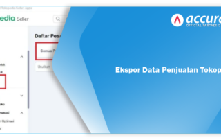 Ekspor Data Penjualan Tokopedia