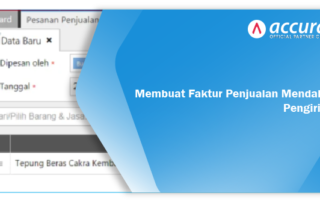 Membuat Faktur Penjualan Mendahului Pengiriman