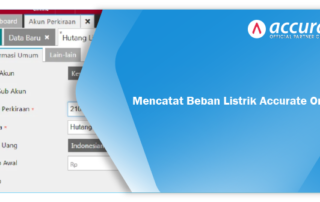 Mencatat Beban Listrik Accurate Online