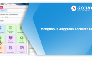 Menghapus Anggaran Accurate Online