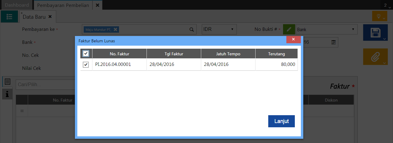 pembayaran pembelian 