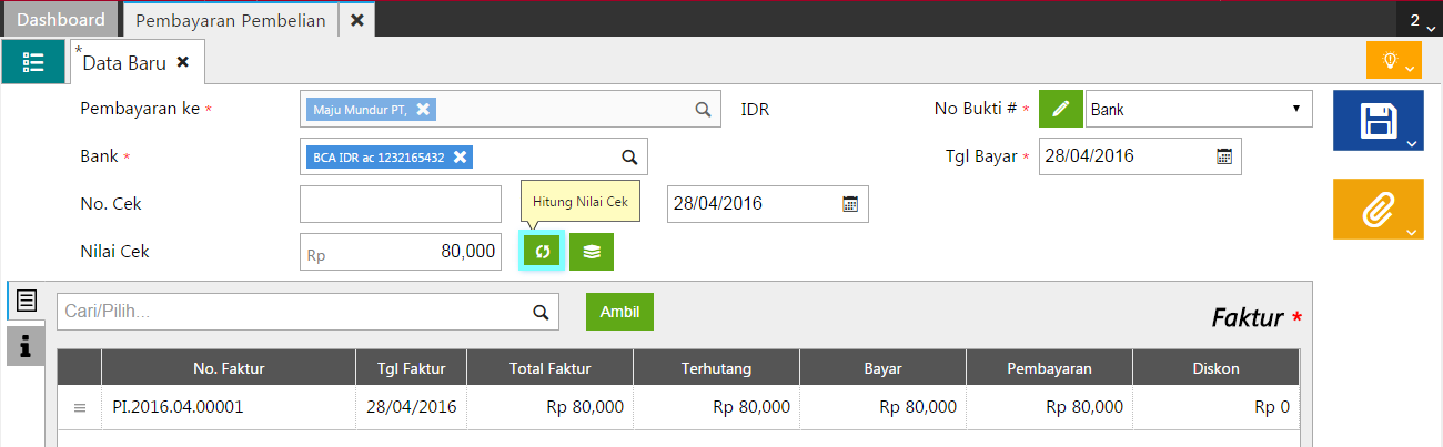 pembayaran pembelian 