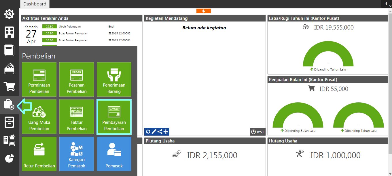 pembayaran pembelian 