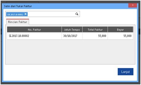 faktur penjualan 