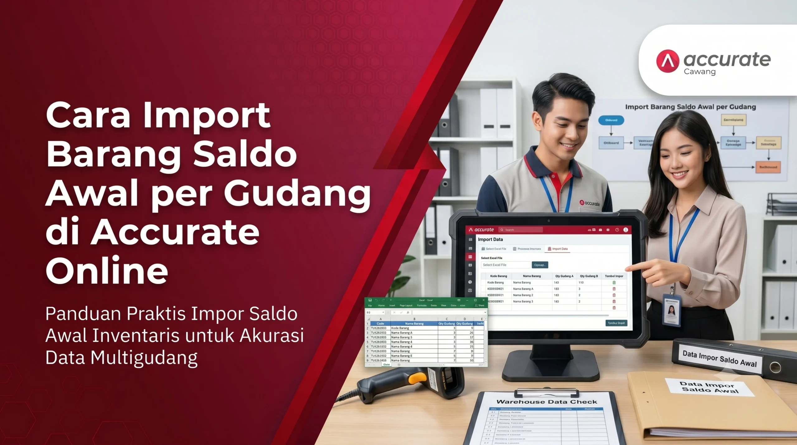 Cara Import Barang Saldo Awal per Gudang di Accurate Online