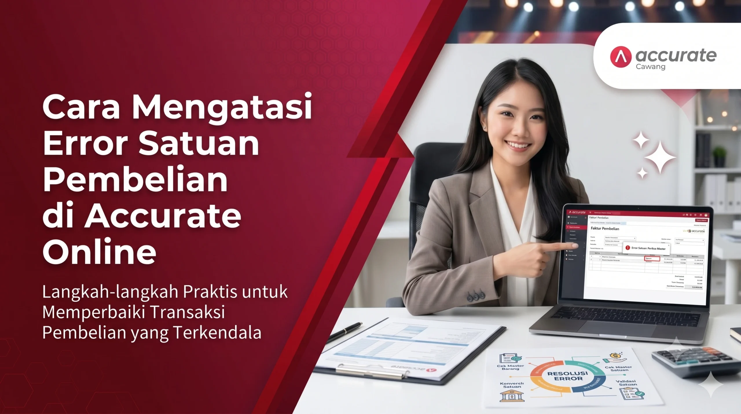 Cara Mengatasi Error Satuan Pembelian di Accurate Online