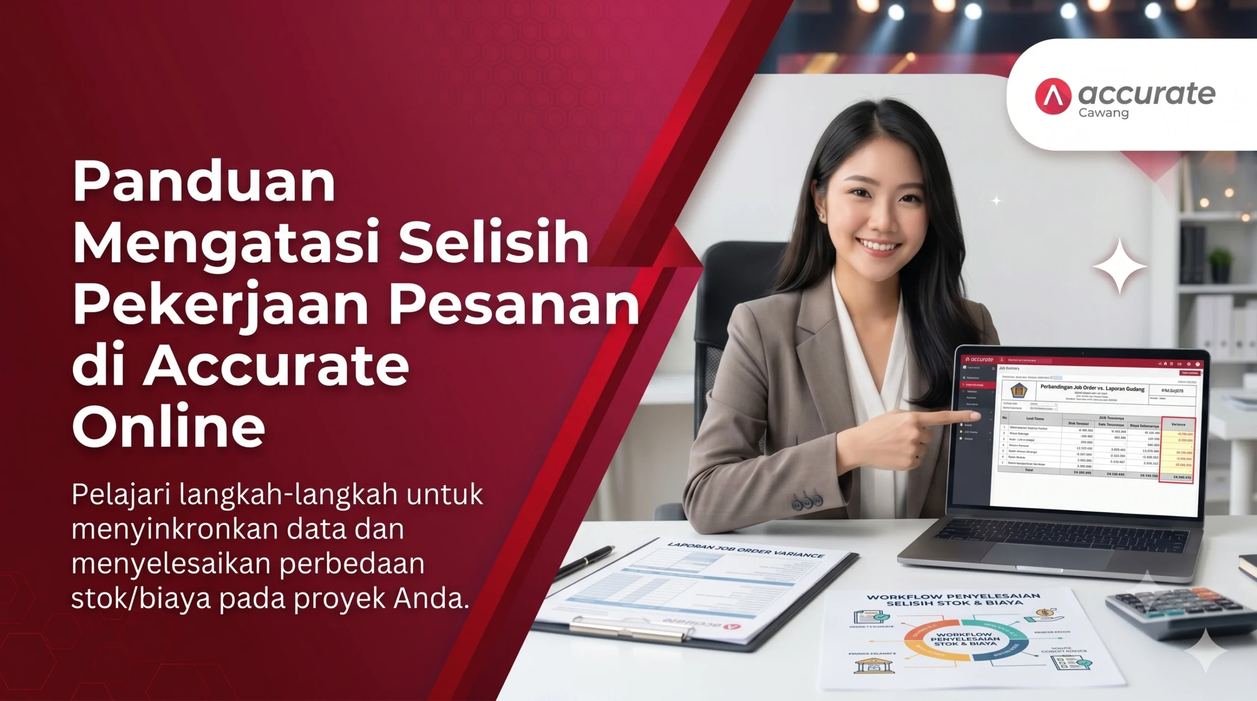 Panduan Mengatasi Selisih Pekerjaan Pesanan di Accurate Online