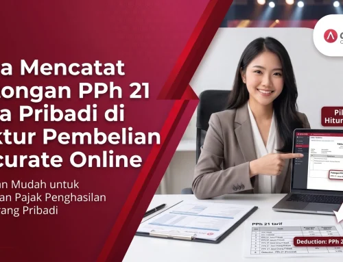 Cara Mencatat Potongan PPh 21 Jasa Pribadi di Faktur Pembelian Accurate Online