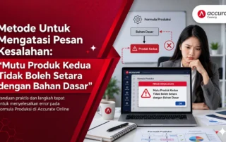 Metode Untuk Mengatasi Pesan Kesalahan Mutu Produk Kedua Tidak Boleh Setara dengan Bahan Dasar