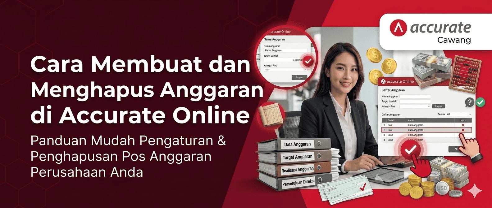 Cara Membuat dan Menghapus Anggaran di Accurate Online