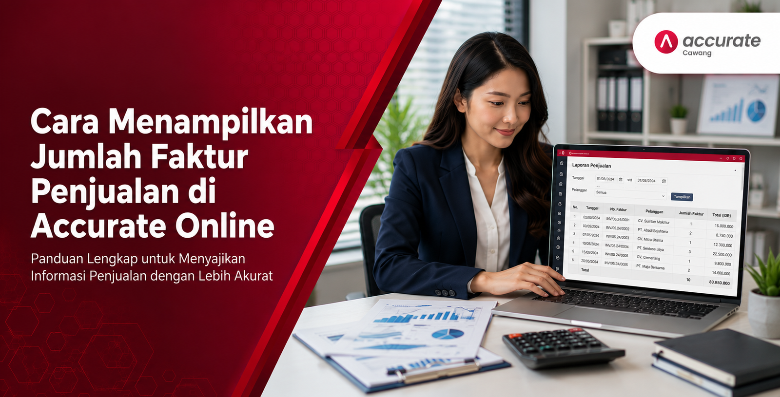 Cara Menampilkan Jumlah Faktur Penjualan di Accurate Online