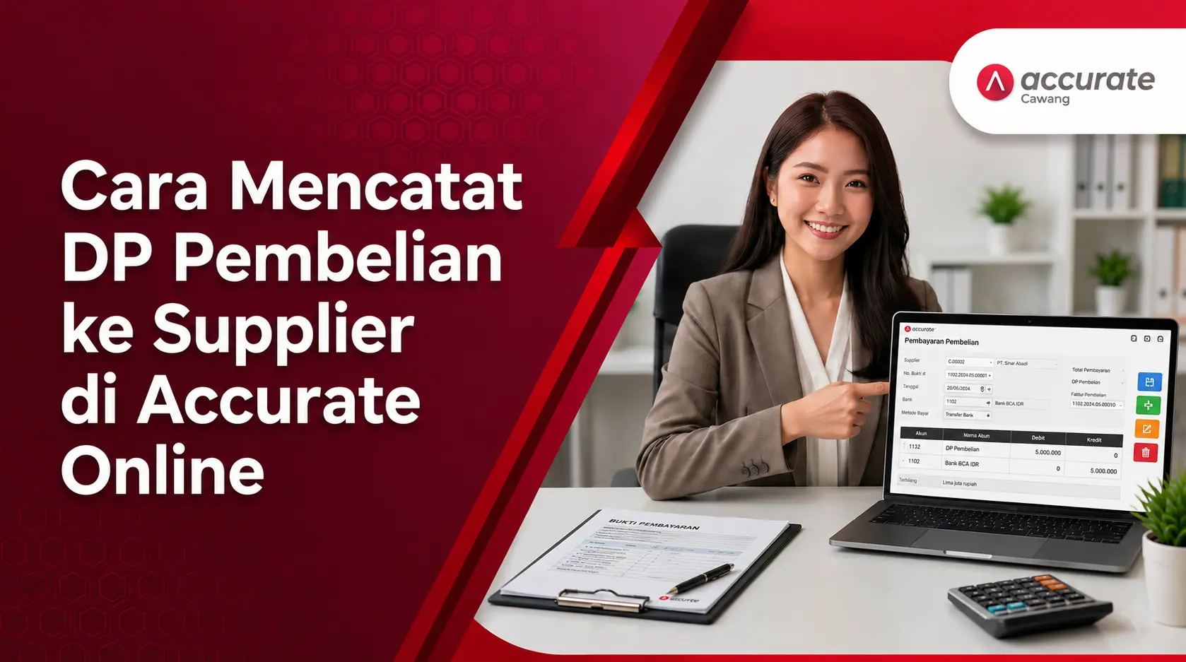 Cara Mencatat DP Pembelian ke Supplier di Accurate Online