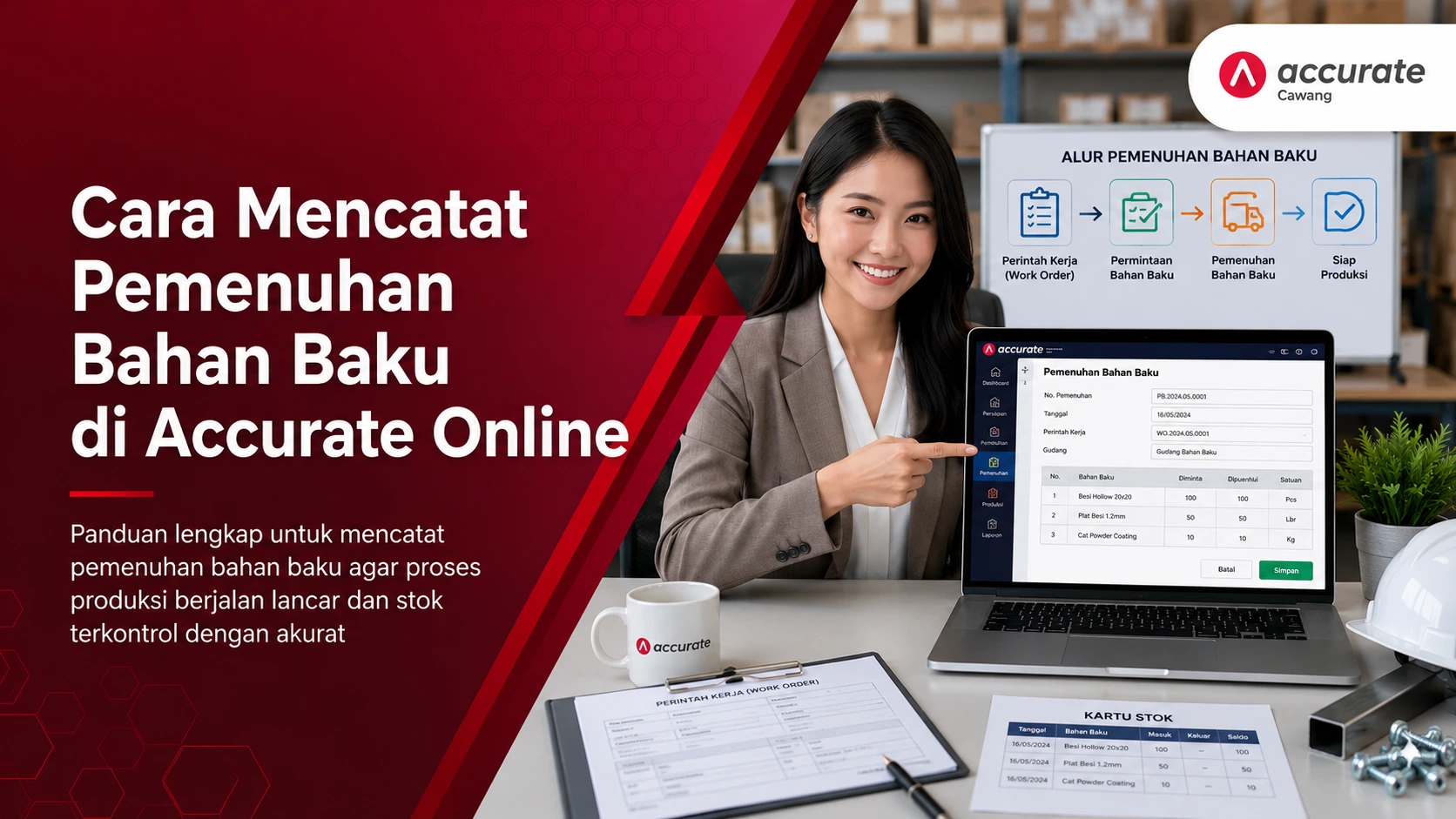 Cara Mencatat Pemenuhan Bahan Baku di Accurate Online