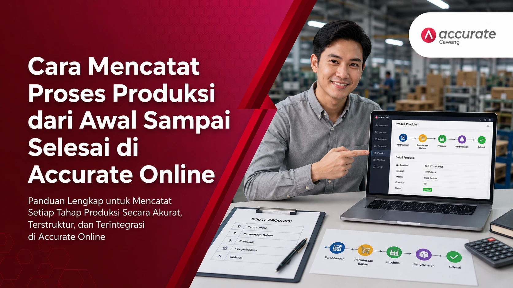 Cara Mencatat Proses Produksi dari Awal Sampai Selesai di Accurate Online