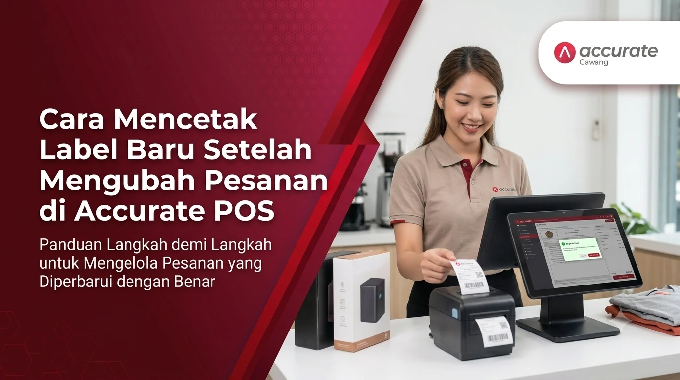 Cara Mencetak Label Baru Setelah Mengubah Pesanan di Accurate POS