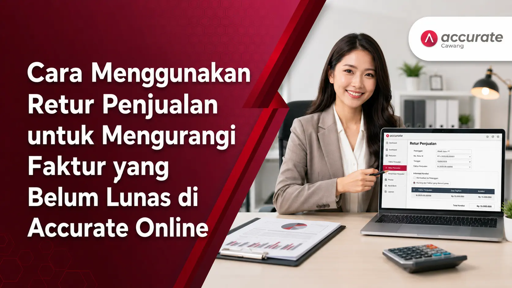 Cara Menggunakan Retur Penjualan untuk Mengurangi Faktur yang Belum Lunas di Accurate Online
