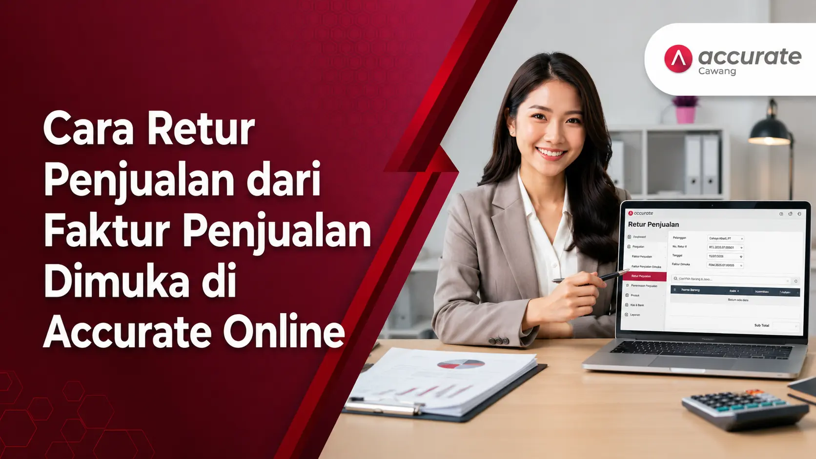 Cara Retur Penjualan dari Faktur Penjualan Dimuka di Accurate Online