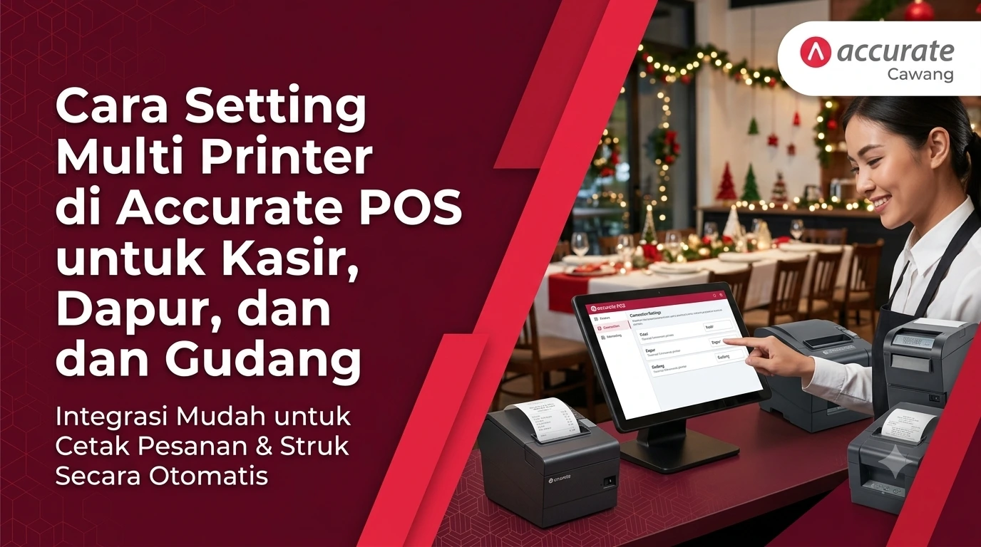 Cara Setting Multi Printer di Accurate POS untuk Kasir, Dapur, dan Gudang