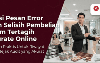 Solusi Pesan Error Akun Selisih Pembelian Belum Tertagih Accurate Online