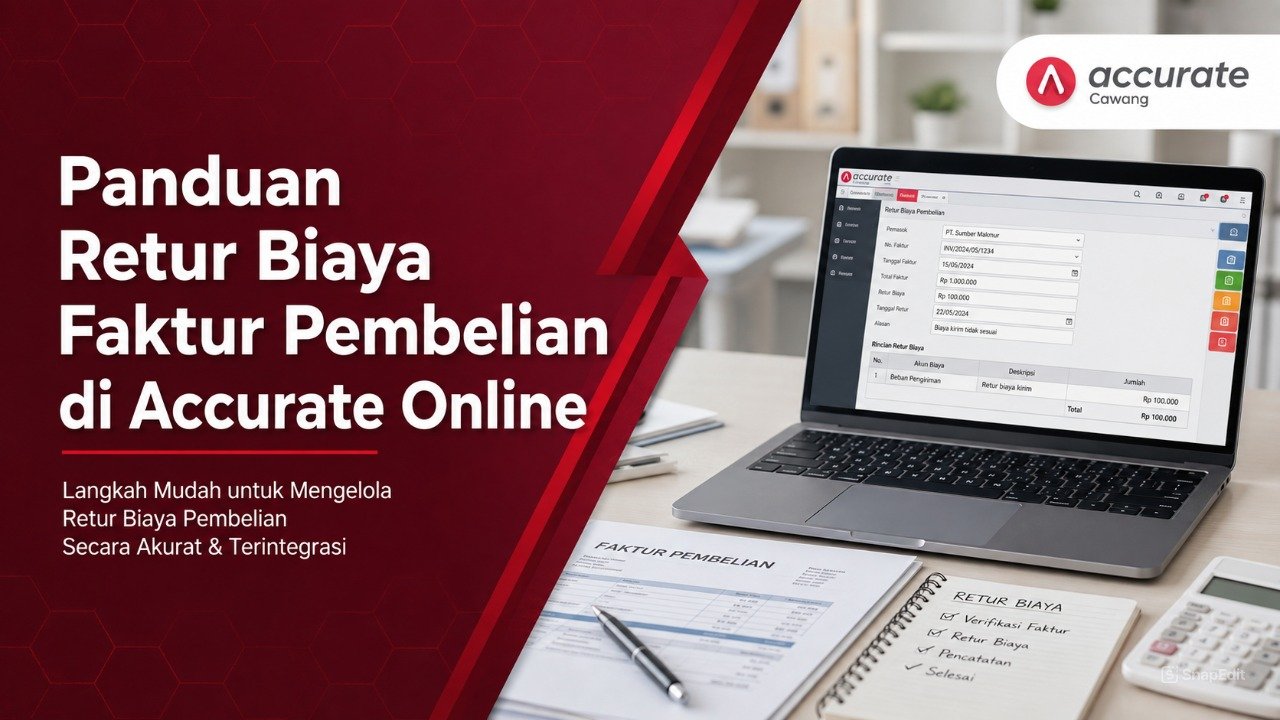 Panduan Retur Biaya Faktur Pembelian di Accurate Online
