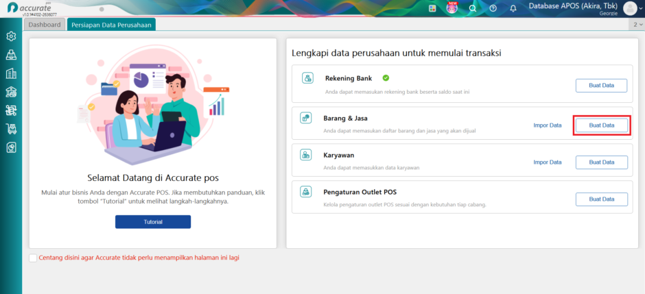 barang dan jasa accurate pos 